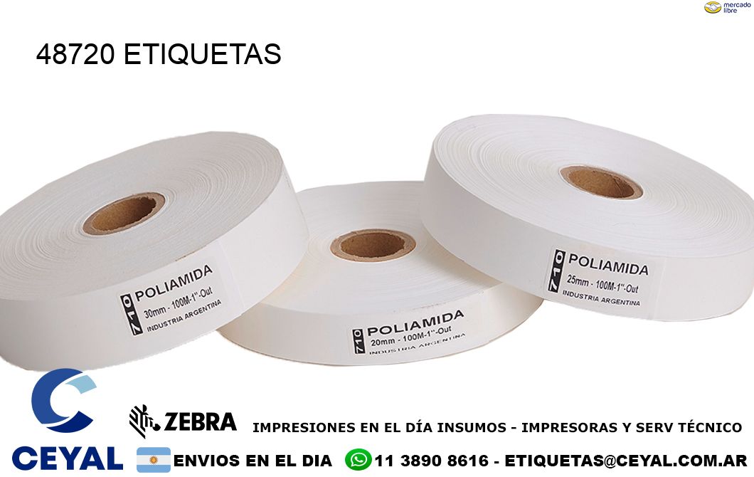 48720 ETIQUETAS