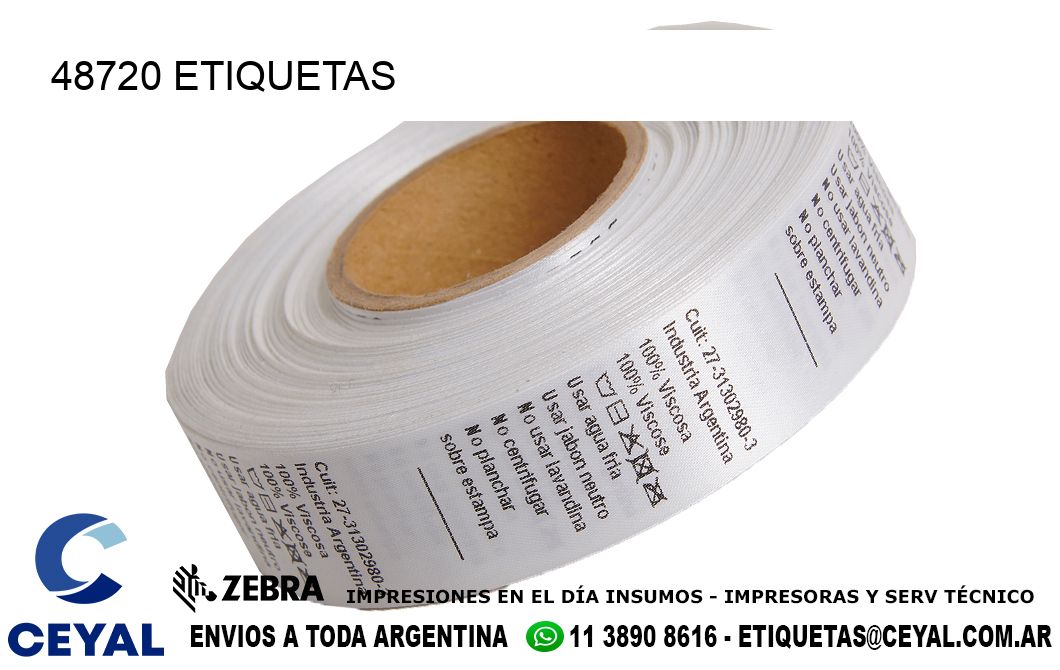 48720 ETIQUETAS