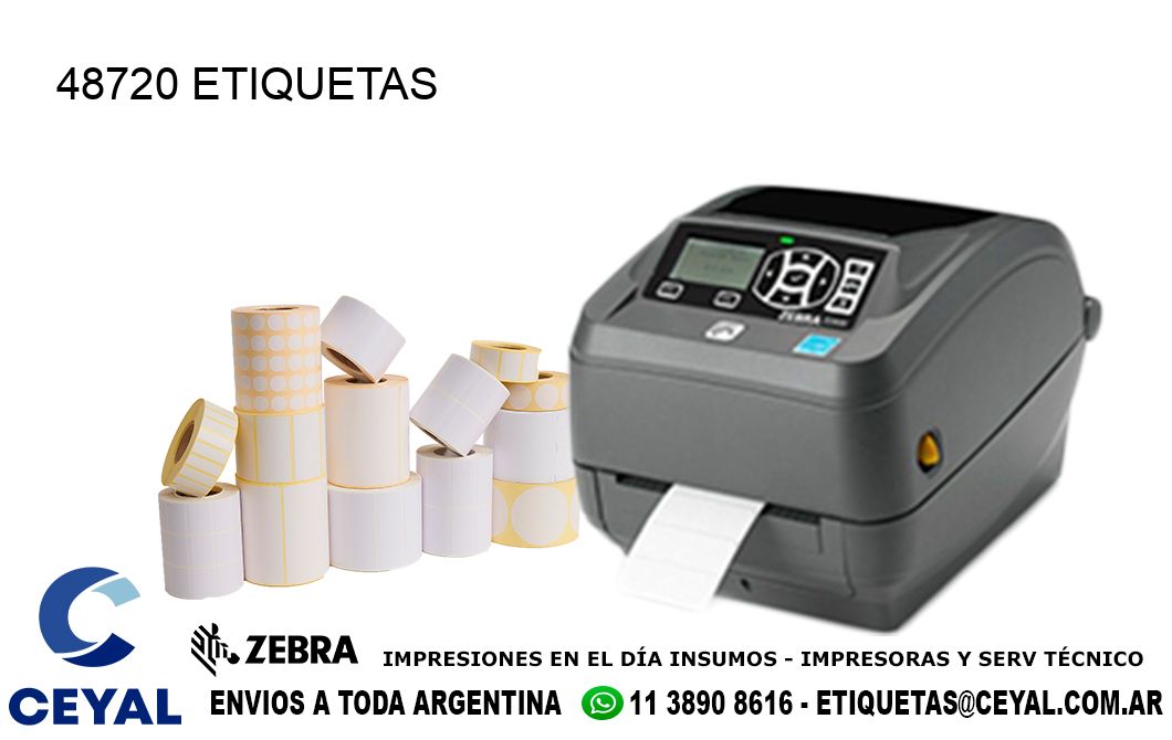 48720 ETIQUETAS