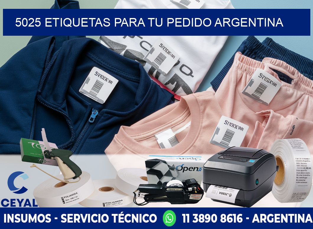 5025 ETIQUETAS PARA TU PEDIDO ARGENTINA