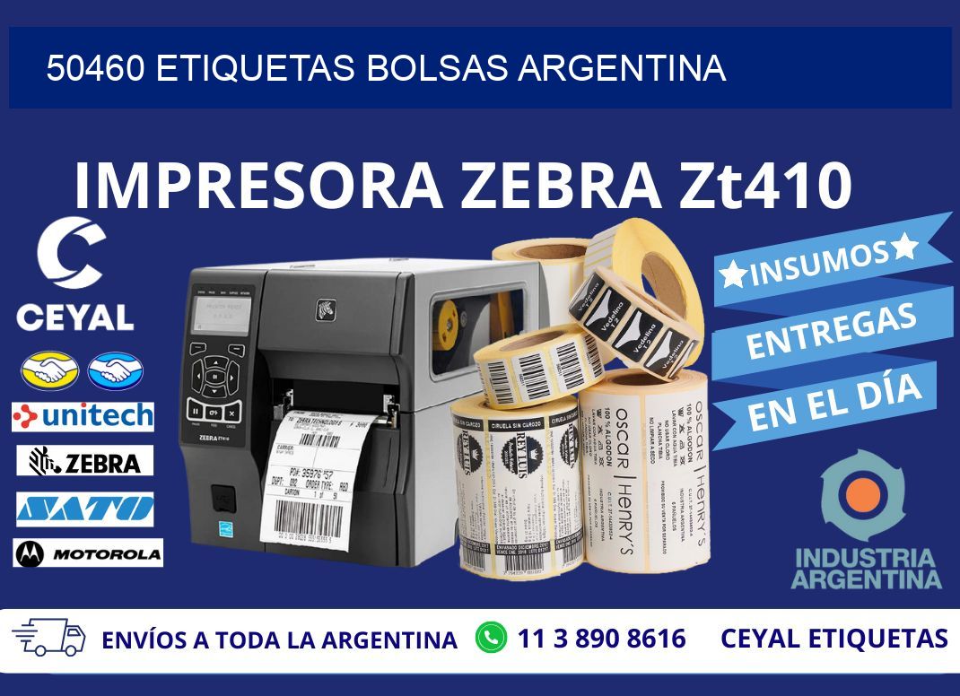 50460 ETIQUETAS BOLSAS ARGENTINA