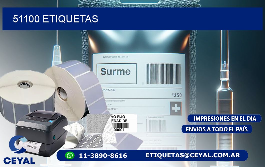 51100 ETIQUETAS