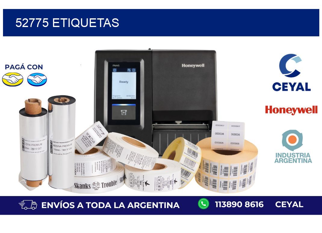 52775 ETIQUETAS