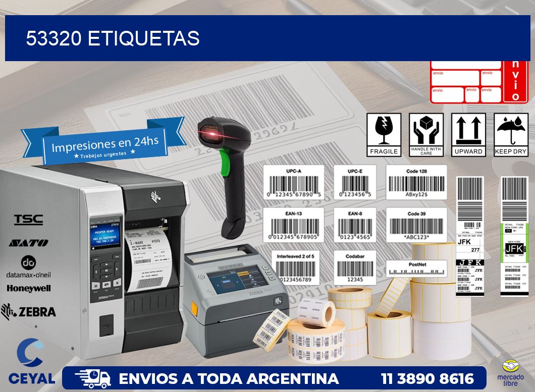 53320 ETIQUETAS