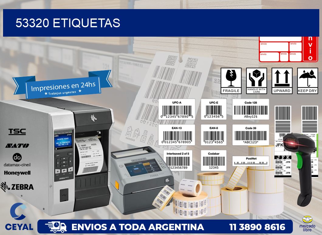 53320 ETIQUETAS