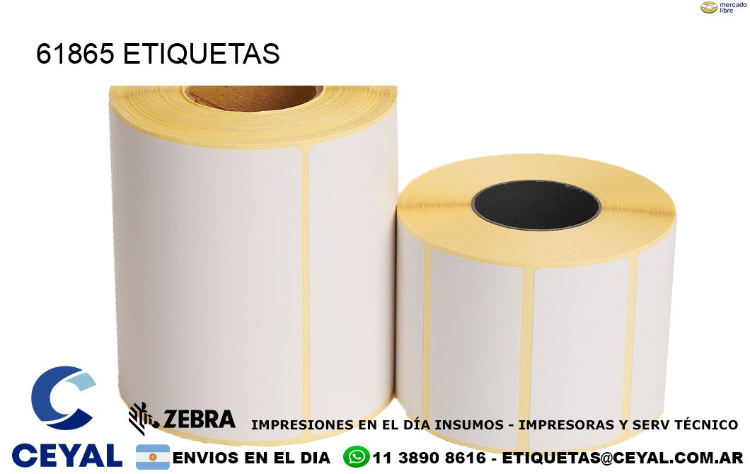 61865 ETIQUETAS