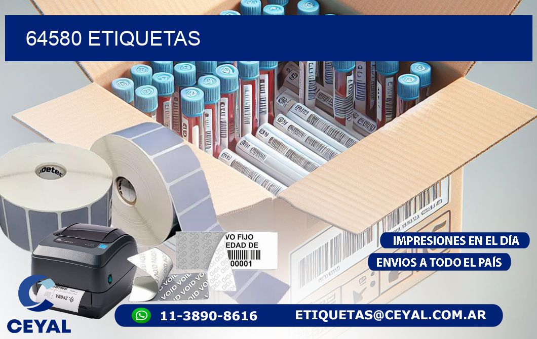 64580 ETIQUETAS
