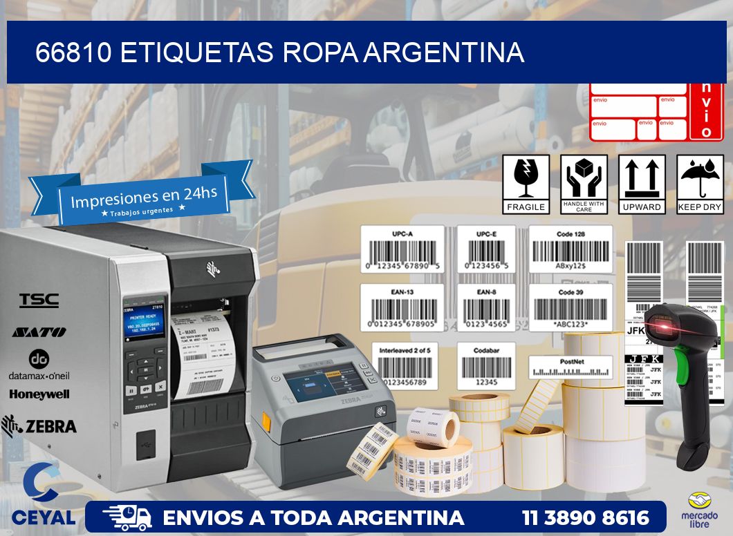66810 ETIQUETAS ROPA ARGENTINA