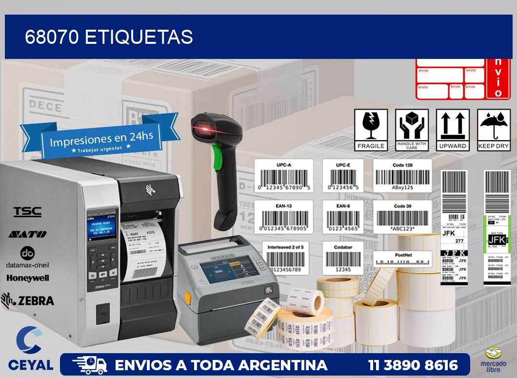 68070 ETIQUETAS