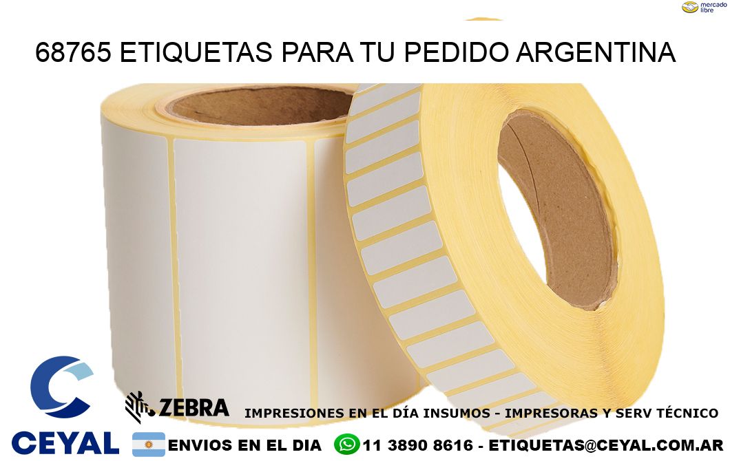68765 ETIQUETAS PARA TU PEDIDO ARGENTINA