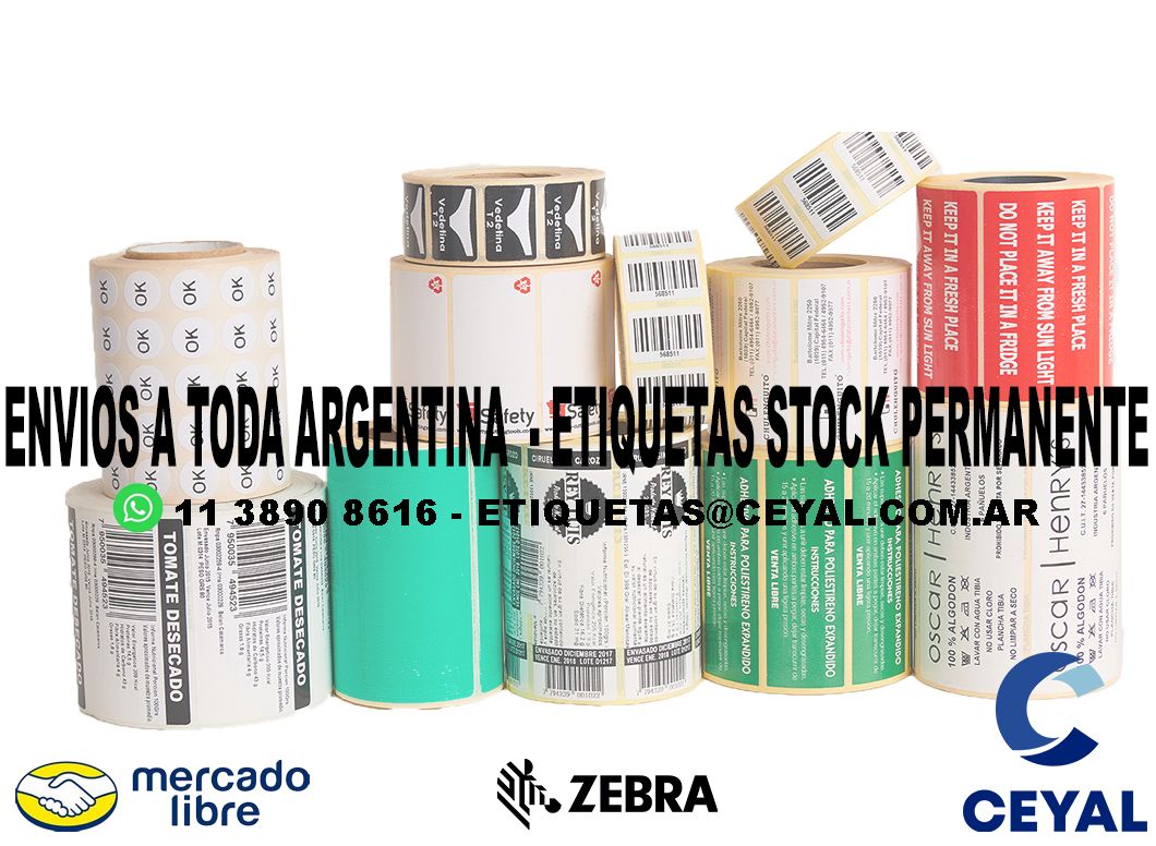 68765 ETIQUETAS PARA TU PEDIDO ARGENTINA