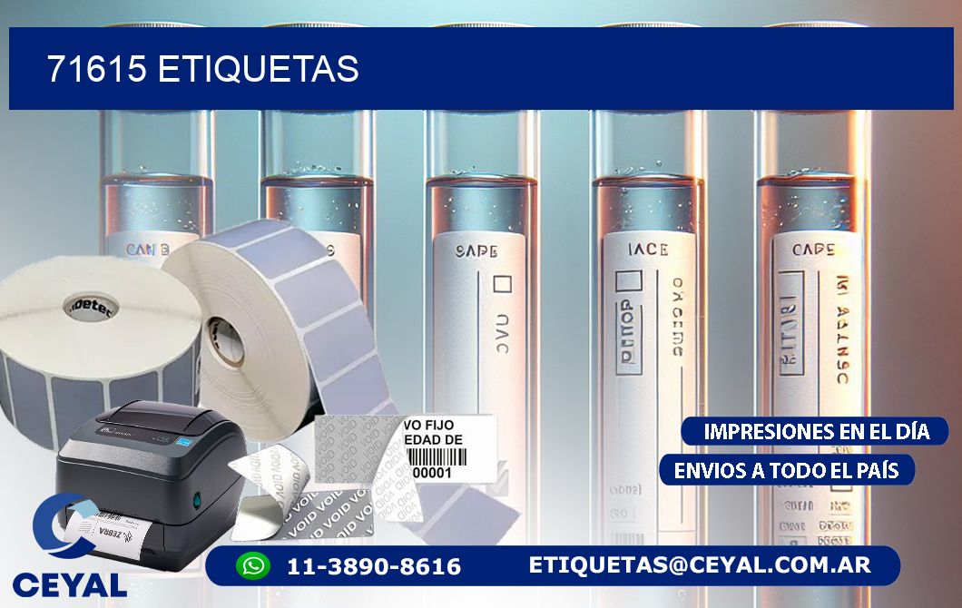 71615 ETIQUETAS