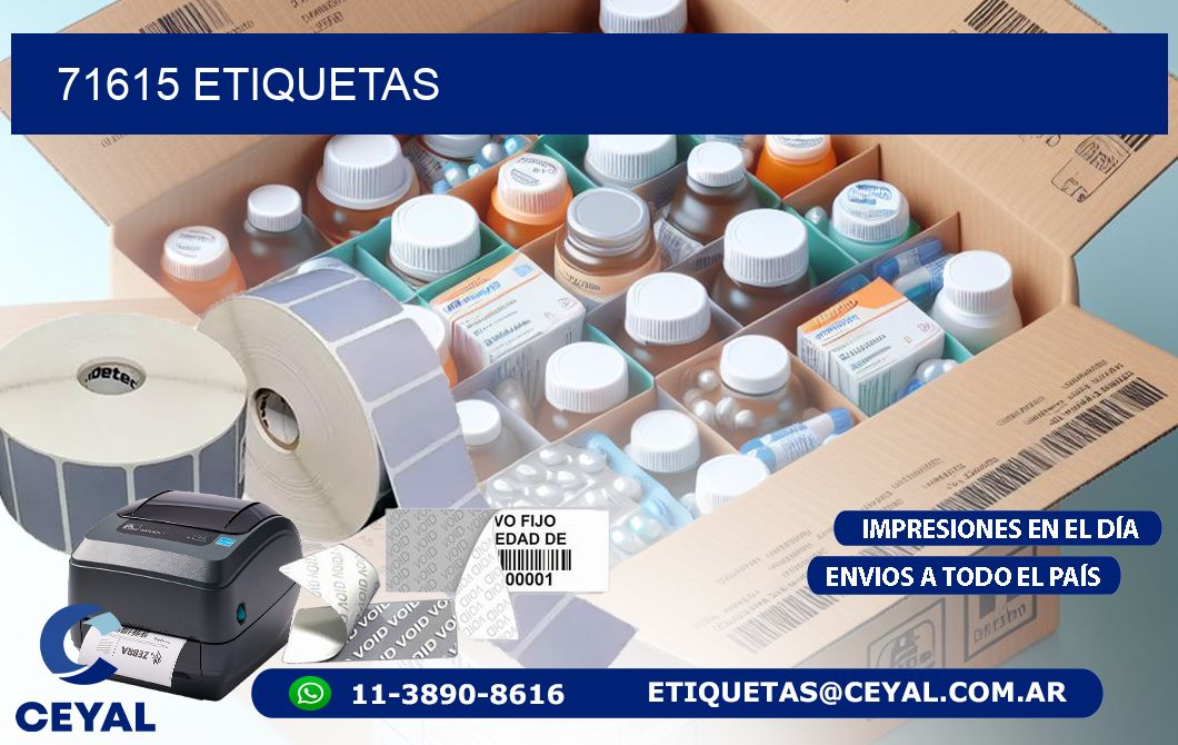 71615 ETIQUETAS
