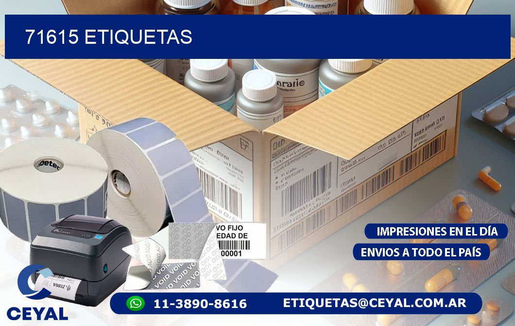 71615 ETIQUETAS