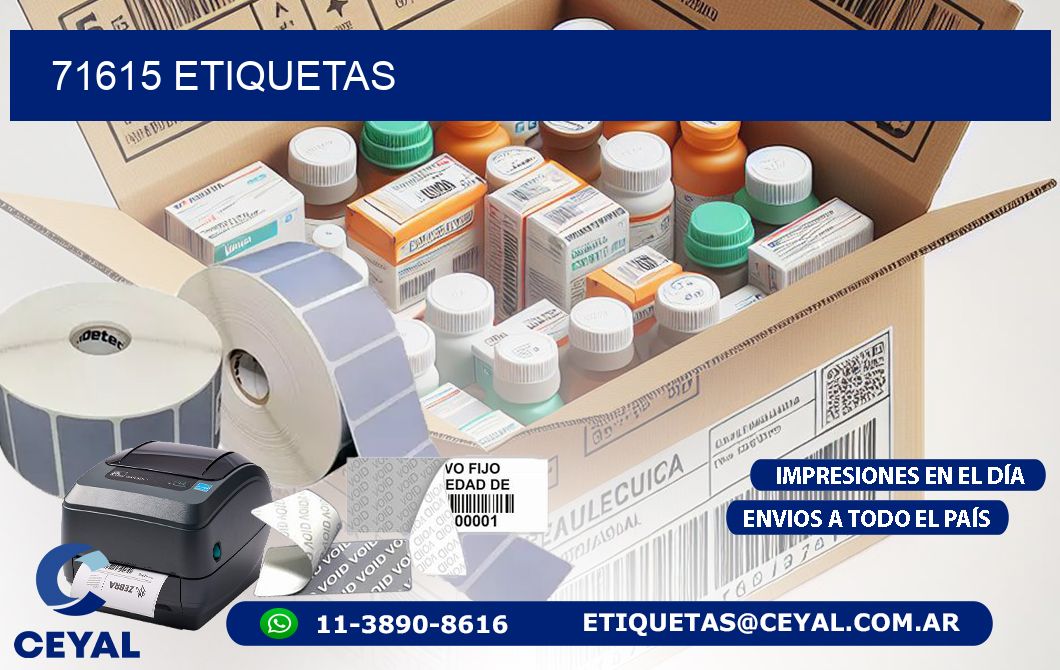 71615 ETIQUETAS