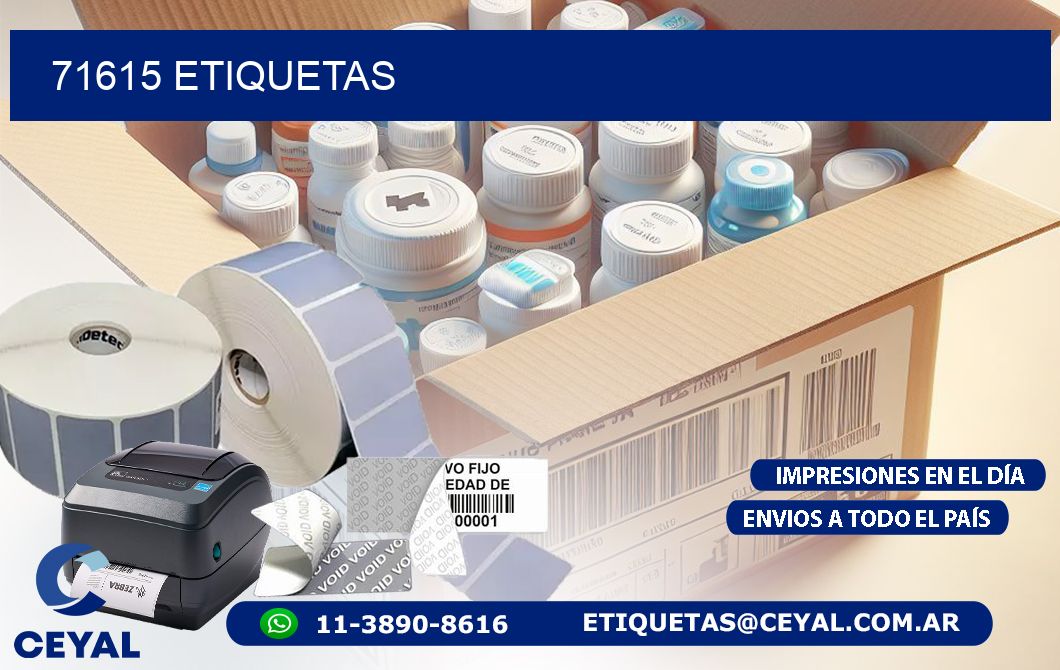 71615 ETIQUETAS
