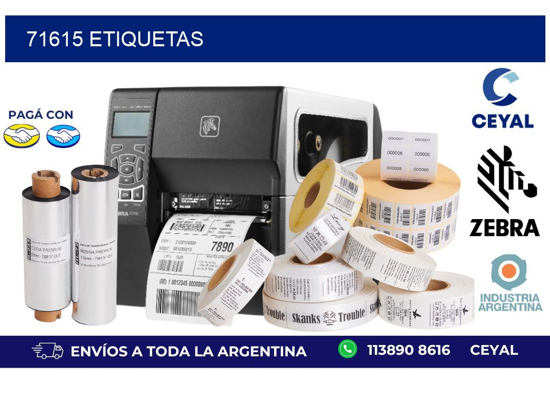 71615 ETIQUETAS