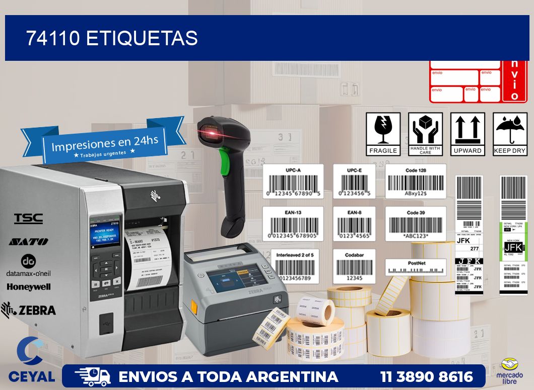 74110 ETIQUETAS