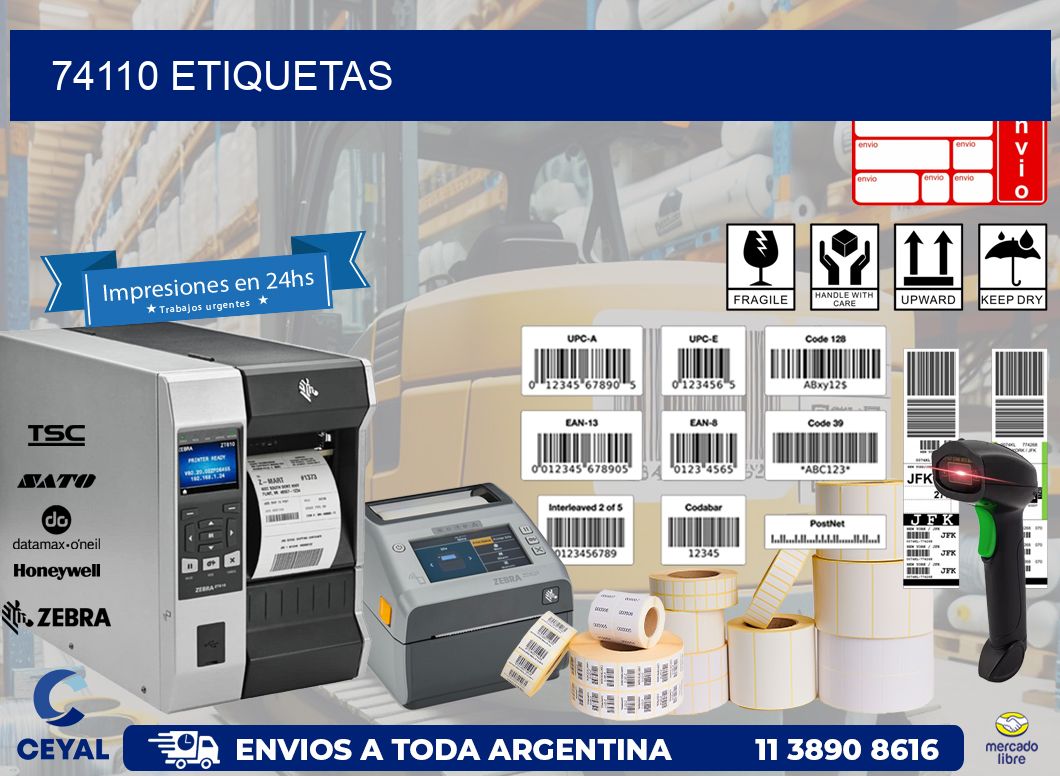74110 ETIQUETAS