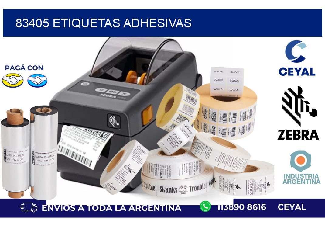 83405 ETIQUETAS ADHESIVAS