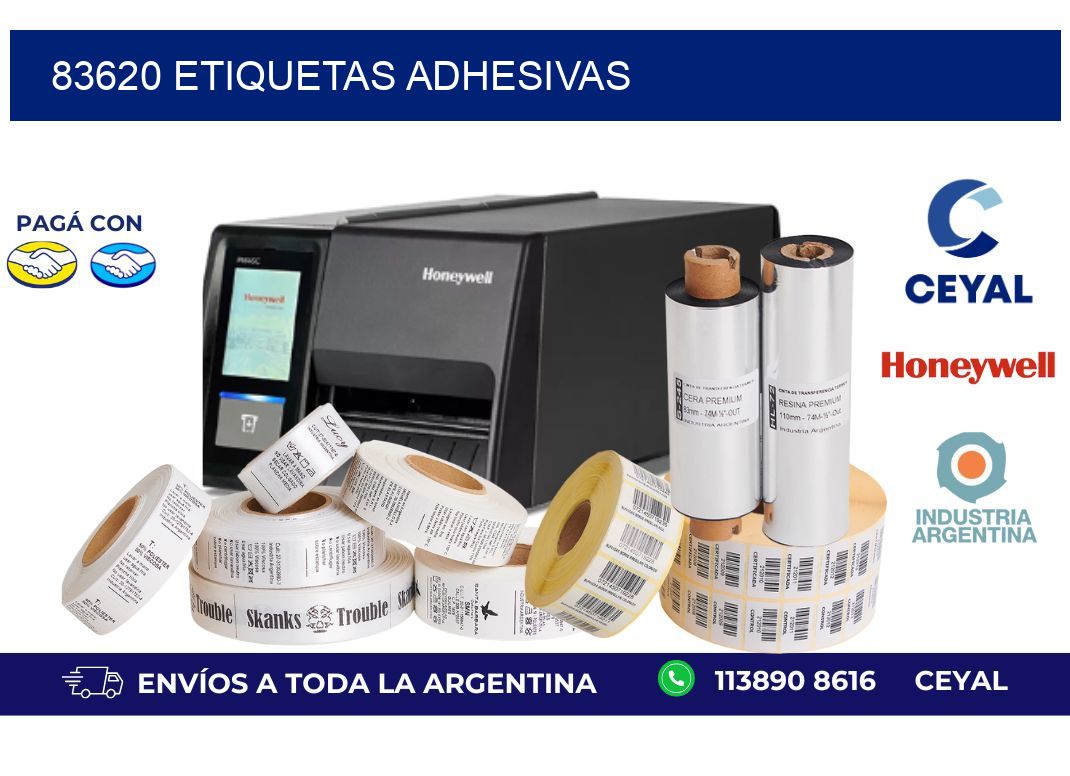 83620 ETIQUETAS ADHESIVAS