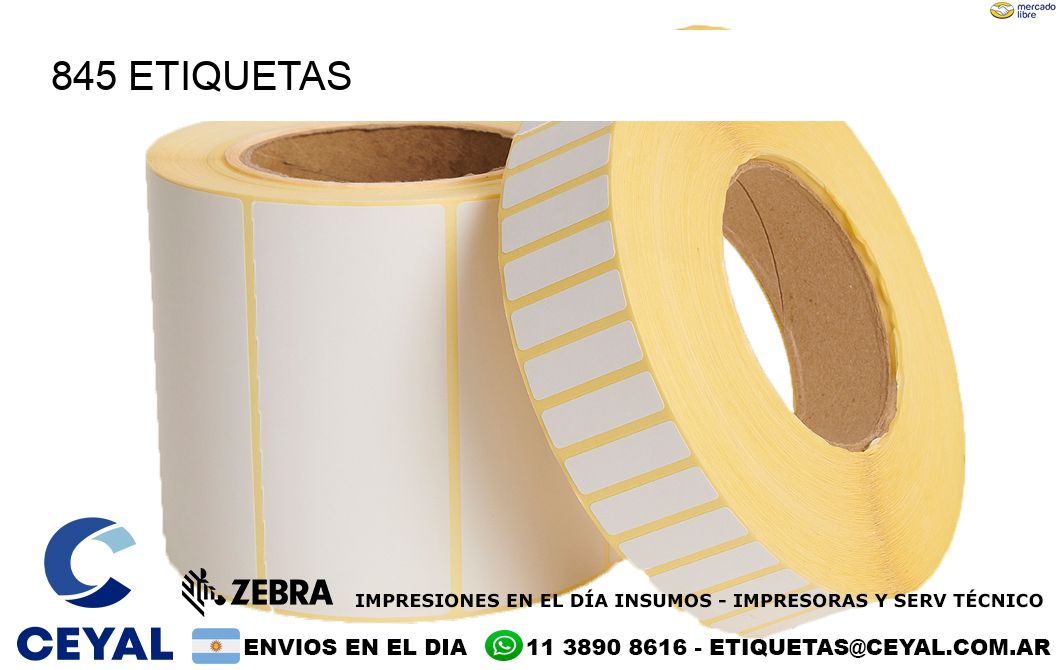 845 ETIQUETAS