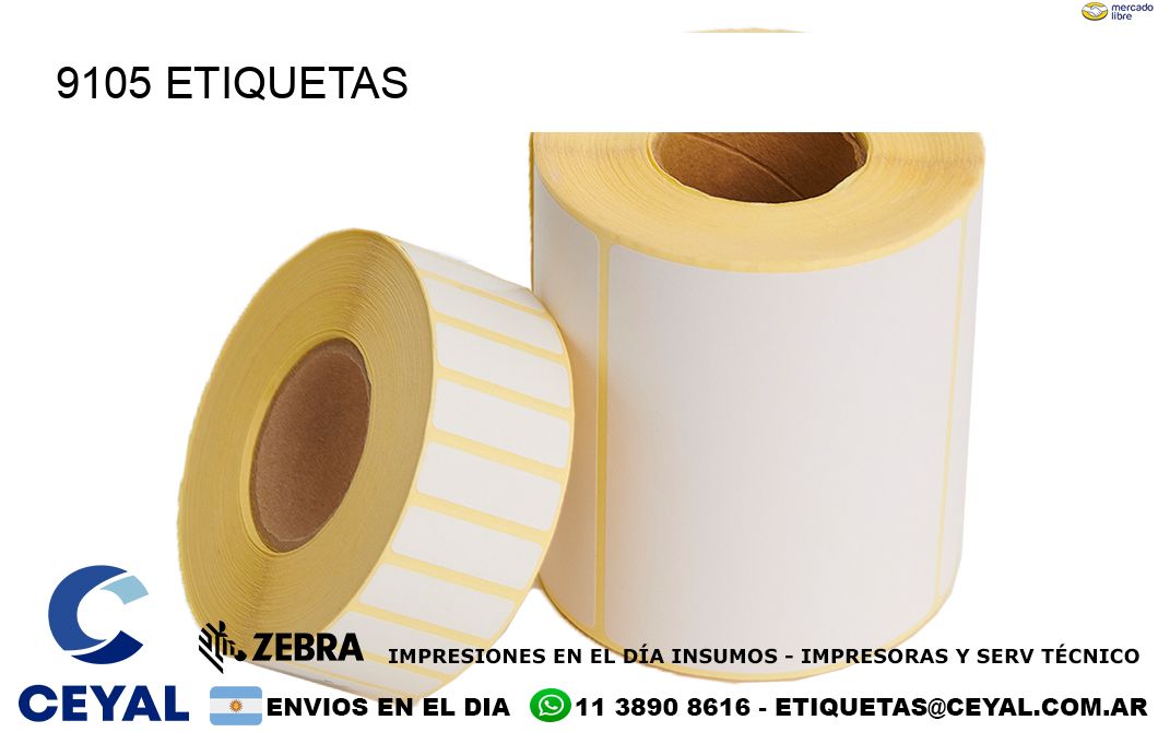 9105 ETIQUETAS