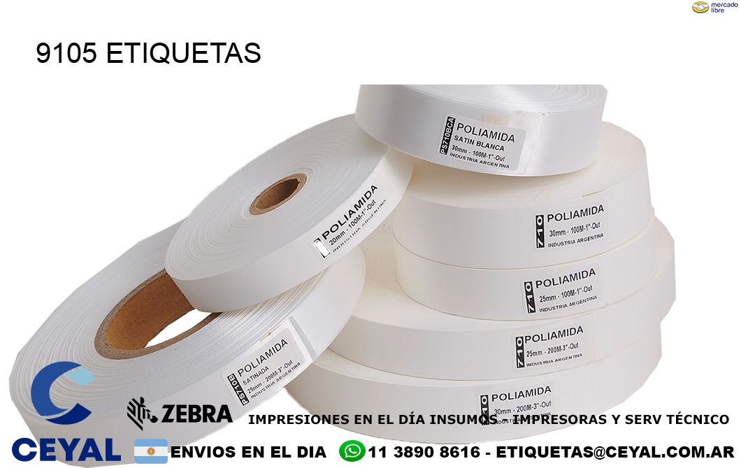9105 ETIQUETAS