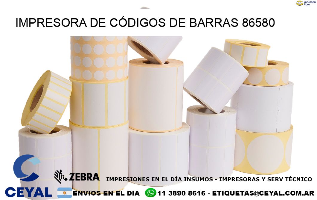 IMPRESORA DE CÓDIGOS DE BARRAS 86580