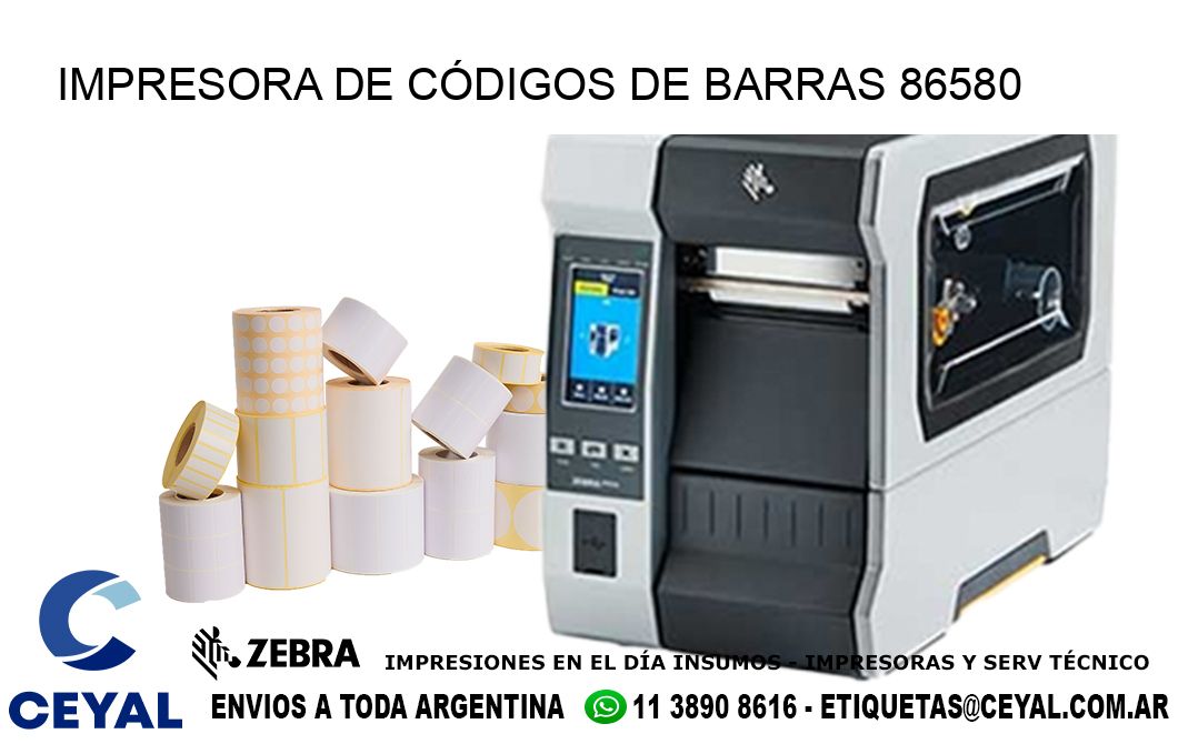 IMPRESORA DE CÓDIGOS DE BARRAS 86580