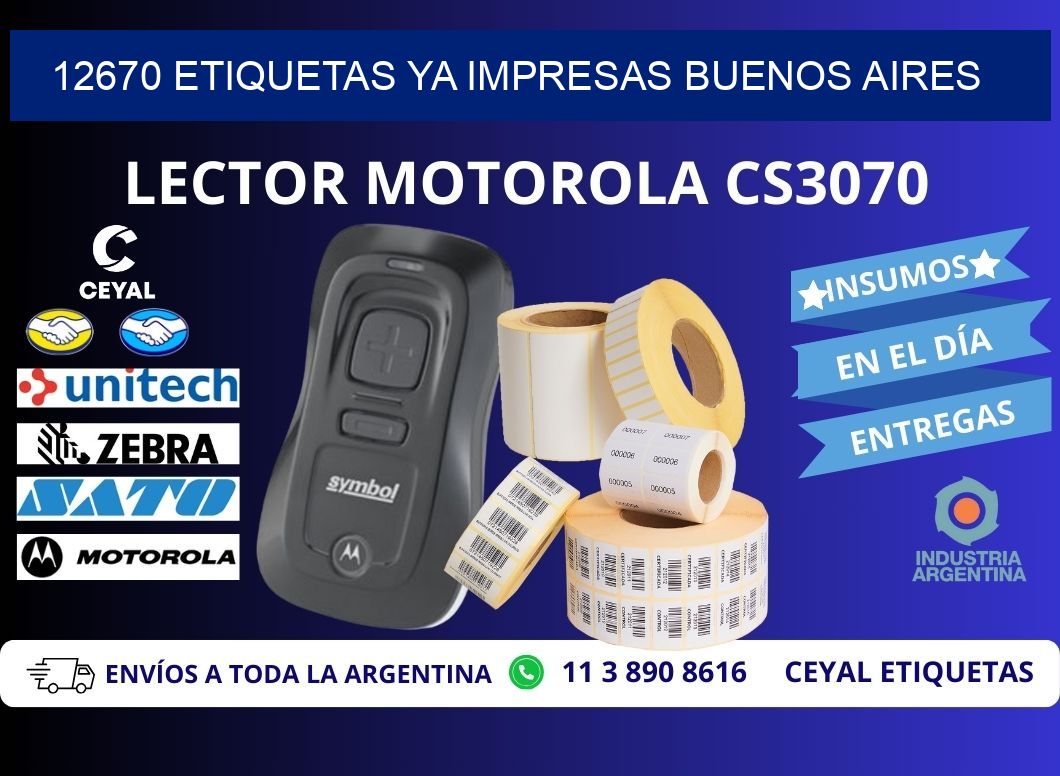 12670 ETIQUETAS YA IMPRESAS BUENOS AIRES