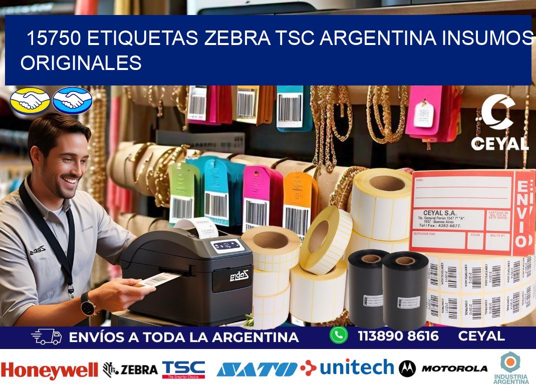 15750 etiquetas zebra tsc argentina INSUMOS ORIGINALES