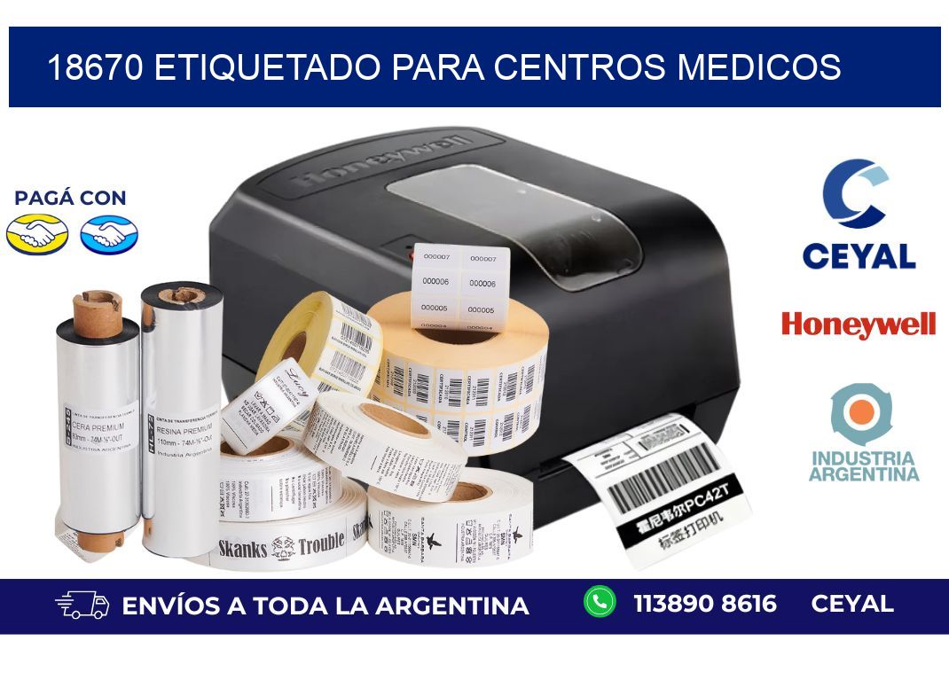 18670 ETIQUETADO PARA CENTROS MEDICOS