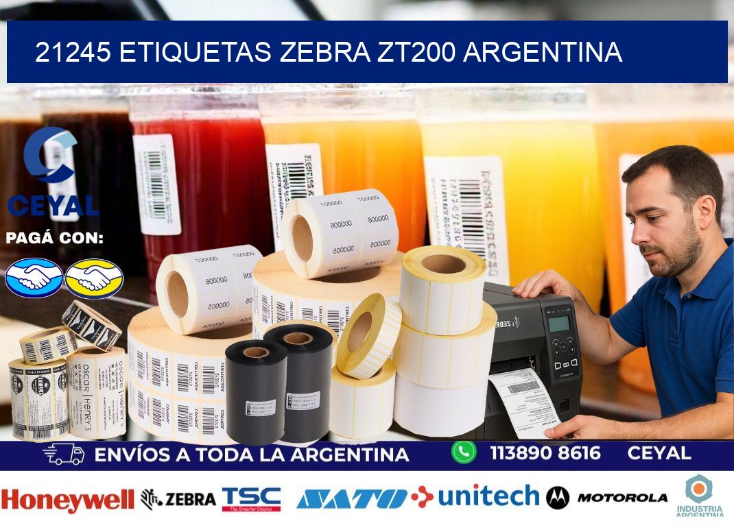 21245 etiquetas zebra zt200 argentina