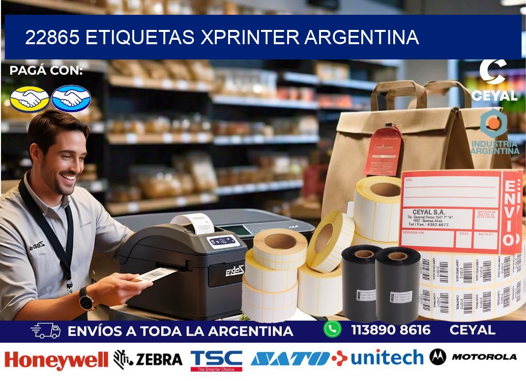 22865 etiquetas xprinter argentina