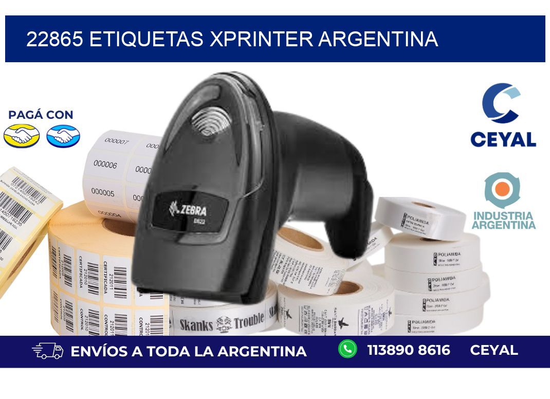 22865 etiquetas xprinter argentina
