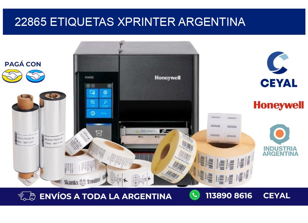 22865 etiquetas xprinter argentina