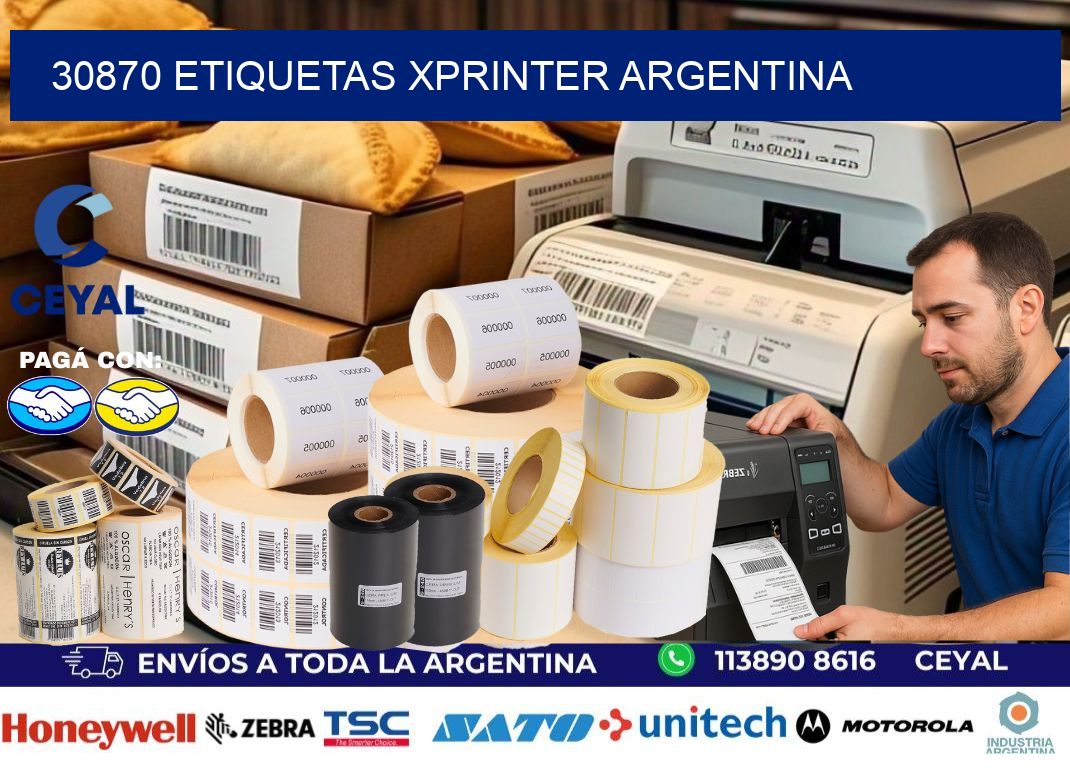 30870 etiquetas xprinter argentina