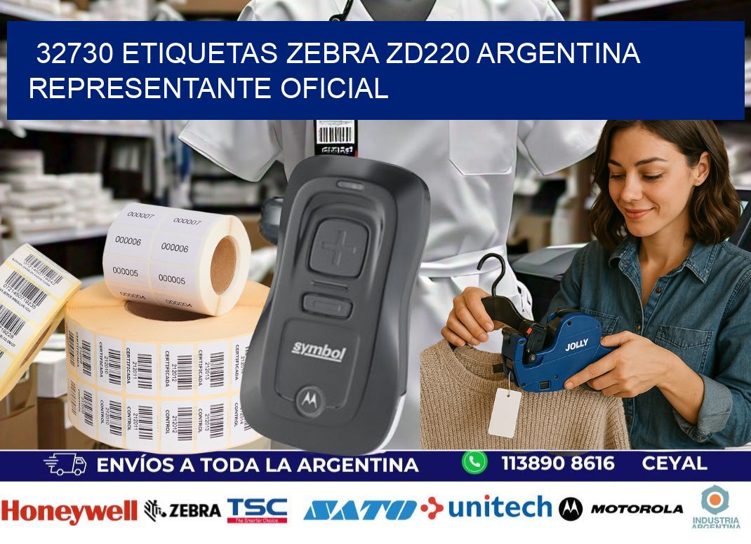 32730 etiquetas zebra zd220 argentina REPRESENTANTE OFICIAL