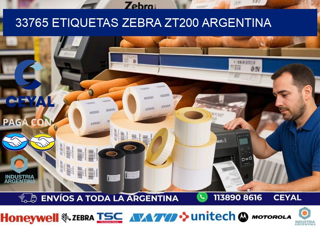 33765 etiquetas zebra zt200 argentina