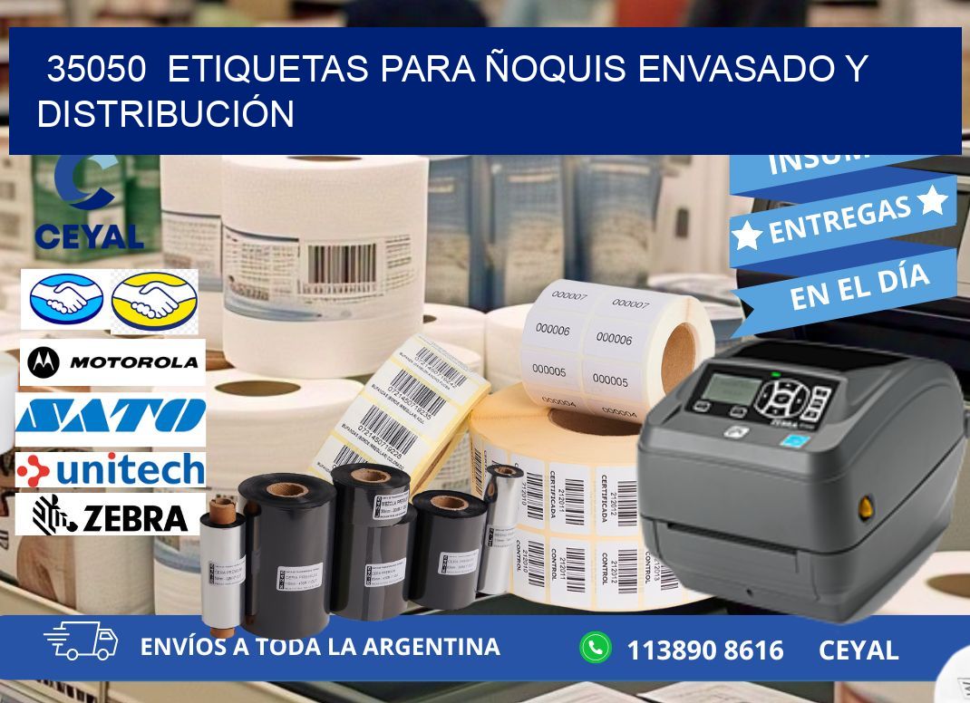 35050  ETIQUETAS PARA ÑOQUIS ENVASADO Y DISTRIBUCIÓN