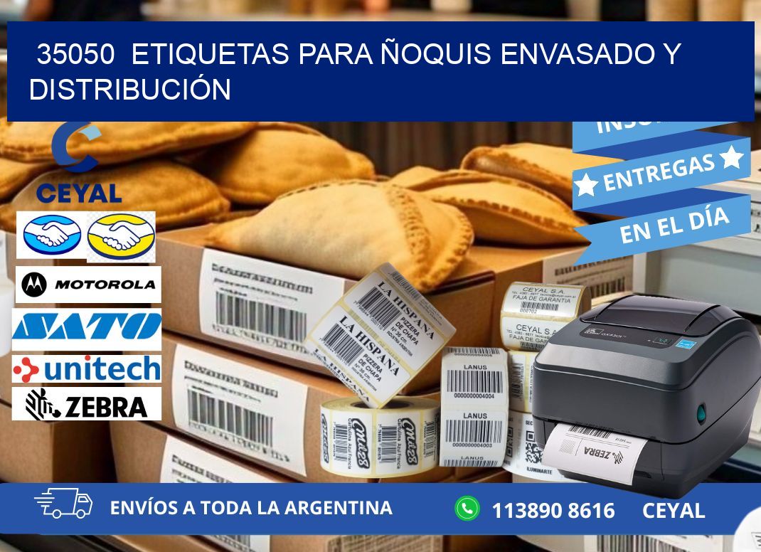 35050  ETIQUETAS PARA ÑOQUIS ENVASADO Y DISTRIBUCIÓN