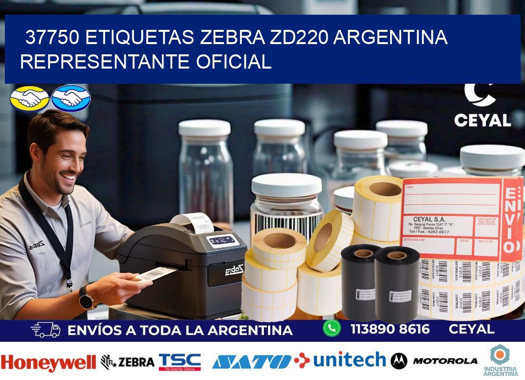 37750 etiquetas zebra zd220 argentina REPRESENTANTE OFICIAL