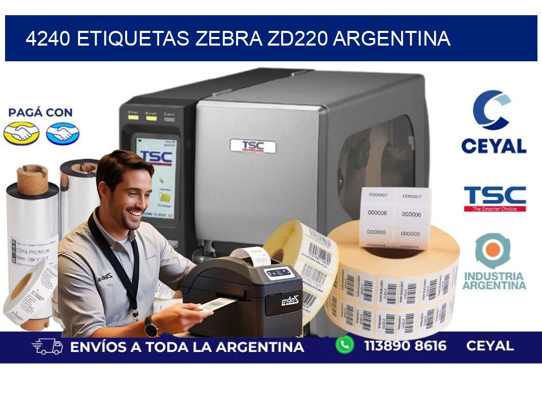 4240 etiquetas zebra zd220 argentina