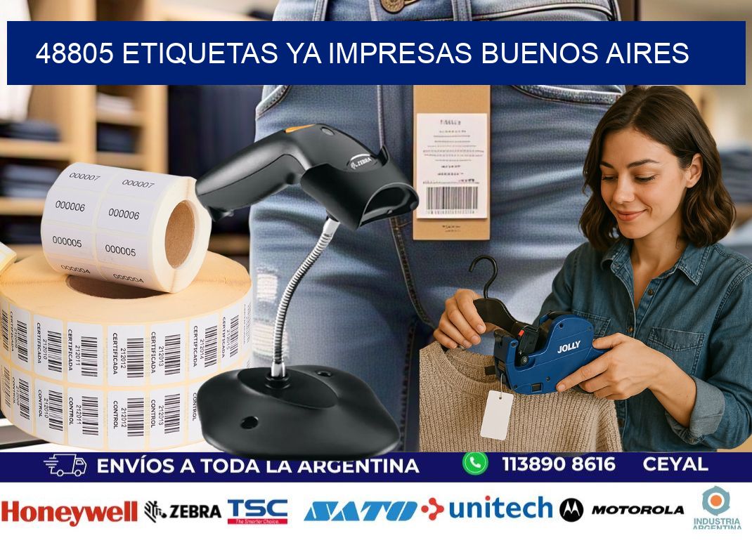 48805 ETIQUETAS YA IMPRESAS BUENOS AIRES