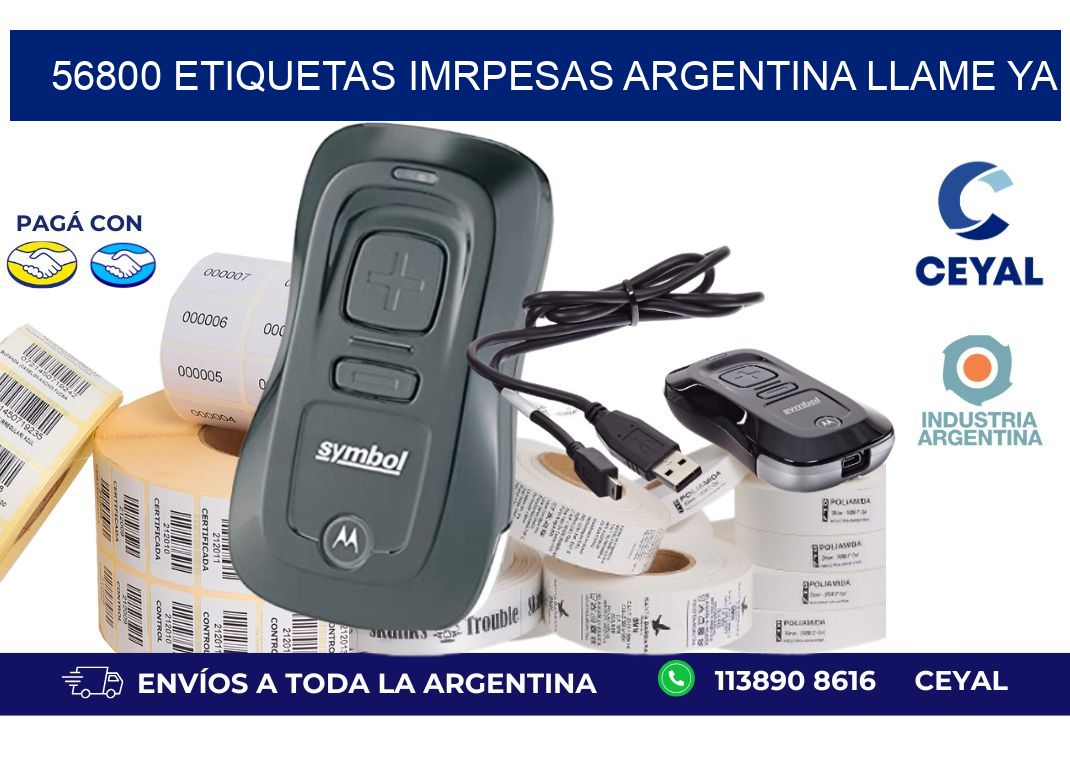 56800 etiquetas imrpesas argentina LLAME YA!