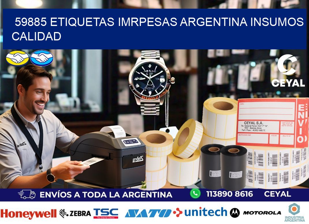 59885 etiquetas imrpesas argentina INSUMOS CALIDAD