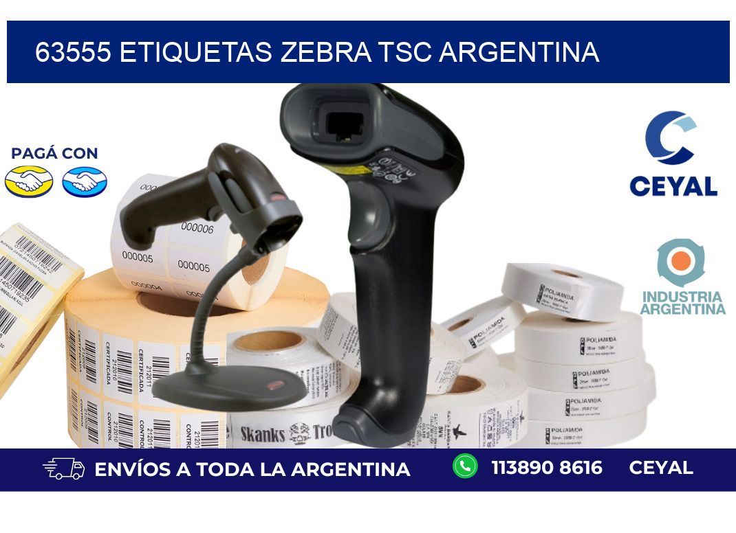 63555 etiquetas zebra tsc argentina