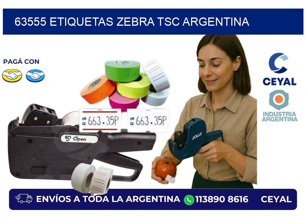 63555 etiquetas zebra tsc argentina