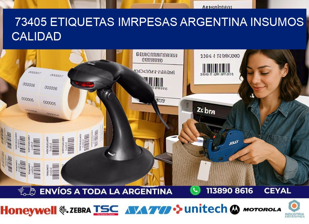 73405 etiquetas imrpesas argentina INSUMOS CALIDAD